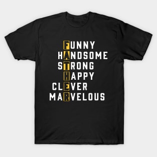 Dad: The Marvelously Funny & Strong Superhero T-Shirt